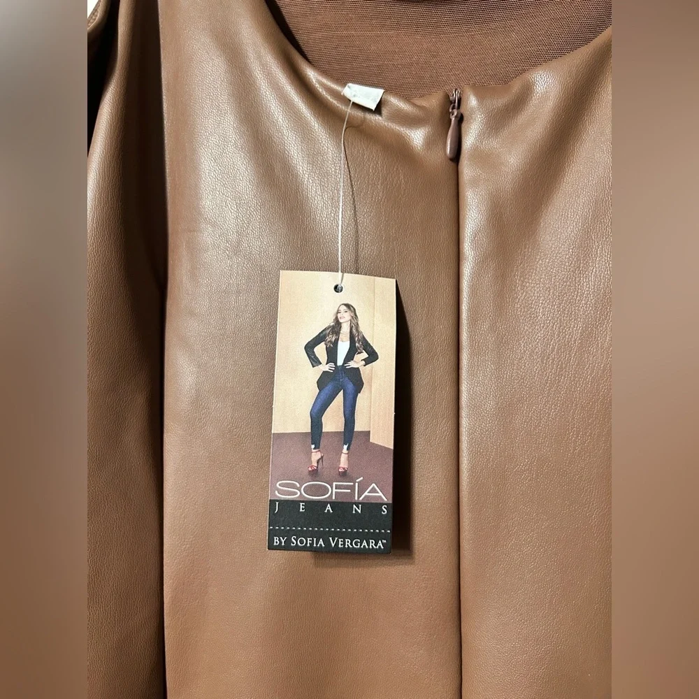 Faux Leather Dresss NWT - Picture 11 of 11